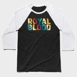 Retro Color -  Royal Blood Baseball T-Shirt